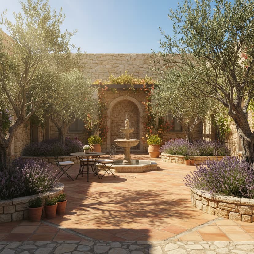 Mediterranean Courtyard