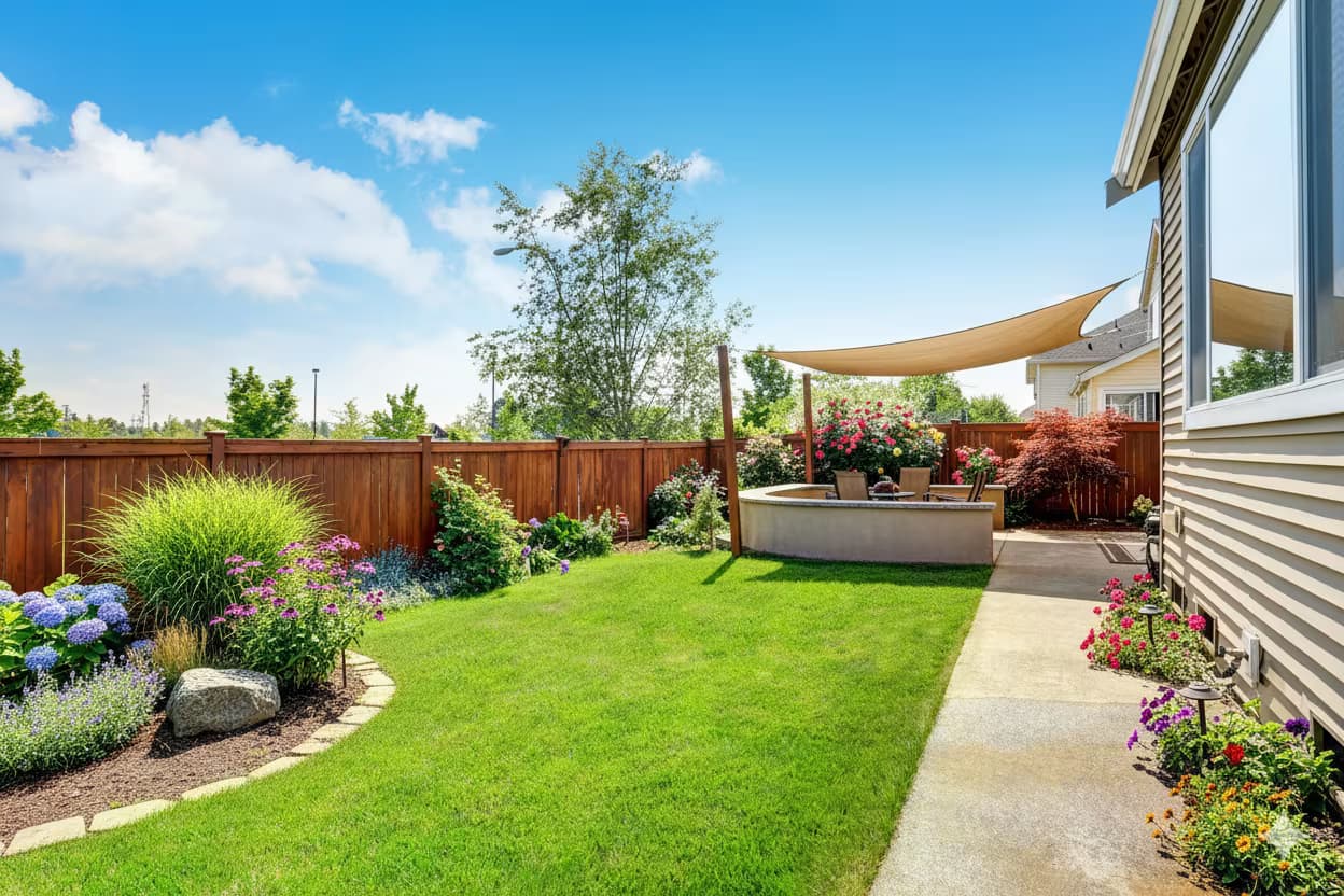 Before - Front yard modern design