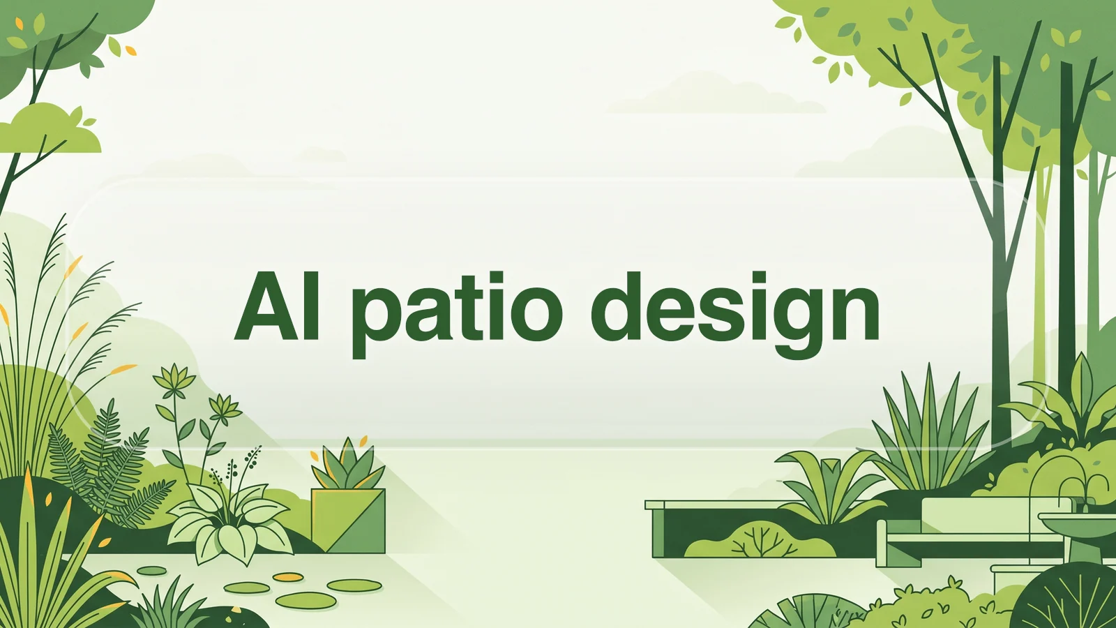 AI patio design